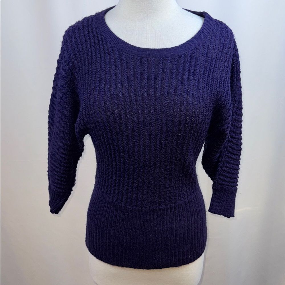 Willi Smith Deep Purple Women's Sweater, Medium